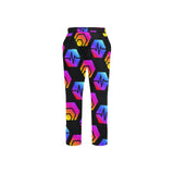 Hex Pulse Combo Black Men's All Over Print Casual Trousers