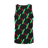 PulseX Black Men's All Over Print Tank Top