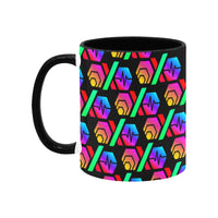 Hex PulseX Pulse Black Custom Ceramic Mug With Inner Color (11oz)