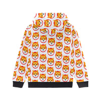 Shiba Inu Big Boys' Long Sleeve Hoodie