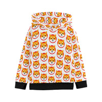 Shiba Inu Big Boys' Long Sleeve Hoodie