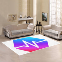 Pulse Logo Area Rug 7' x 5'