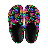 Hex PulseX Pulse Black Custom Print Adults Clogs