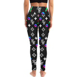 RH HPX Color White All Over Print High Waist Leggings with Pockets