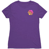 Hex Pocket Print Women's Next Level Triblend Shirt