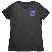Pulse Pocket Print Women's Next Level Triblend Shirt