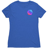 Pulse Pocket Print Women's Next Level Triblend Shirt