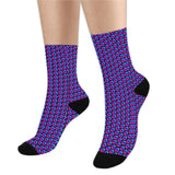 Pulses Small Black Sublimated Crew Socks (3 Packs)