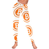 Bitcoin Orange All-Over Low Rise Leggings