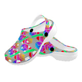 Hex PulseX Pulse Grey Custom Print Adults Clogs