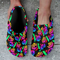 Hex PulseX Pulse Black Custom Print Adults Clogs