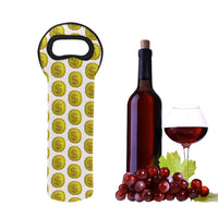 IM 3D WHT Neoprene Wine Bag