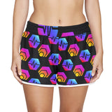 Hex Pulse Combo Black Women's Sports Shorts