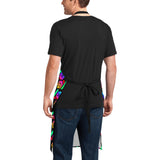 Hex PulseX Pulse Black All Over Print Adjustable Apron for Men