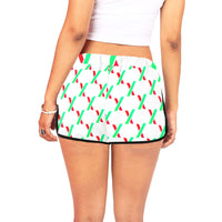 PulseX Women's All Over Print Casual Shorts