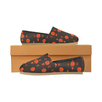 5555 Orange Casual Canvas Women's Shoes
