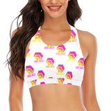 Hex Color Dot Com Crop Bikini Top