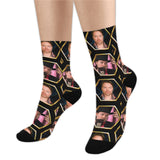 Richard Heart Faces1 Sublimated Crew Socks (3 Packs)