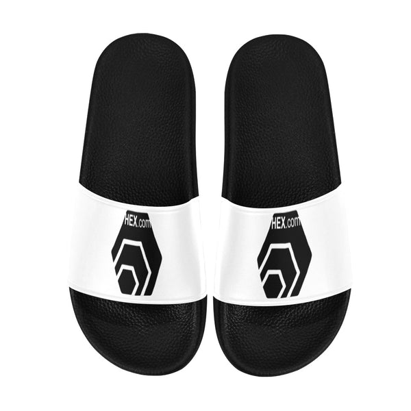 HexDotCom Blk Black Women's Slide Sandals