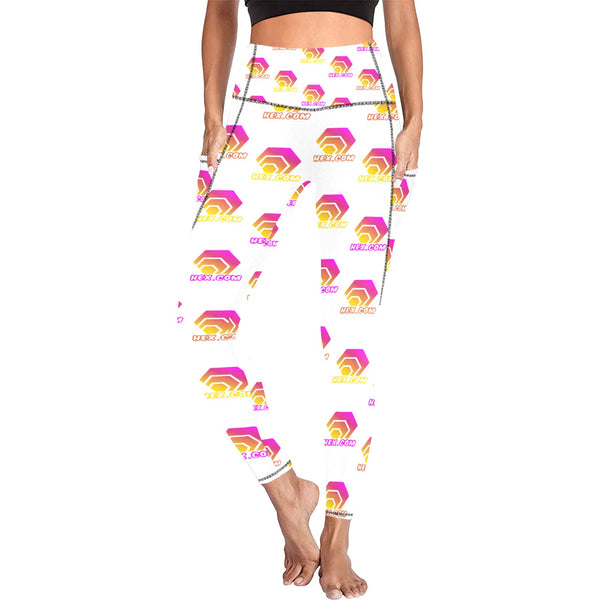 Hex Color Dot Com All Over Print High Waist Leggings with Pockets