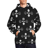 Hex Dot Com White Men's All Over Print Hoodie