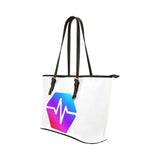 Pulse Logo Leather Tote Bag