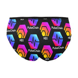 Hex Pulse TEXT Black Women's High Waist Briefs