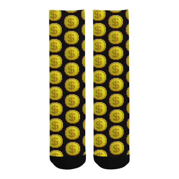 IM 3D BLK Men's Custom Socks