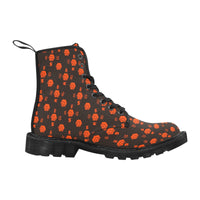 5555 Orange Men's Lace Up Canvas Boots