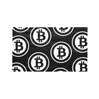 Bitcoins Black Flag (59" x 35") - Crypto Wearz