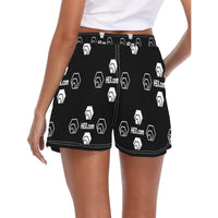 Hex Dot Com White Women's Casual Beach Board Shorts