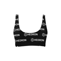 Hedron Combo White Sport Bikini Top