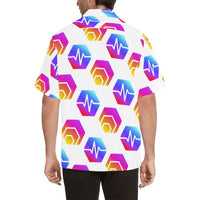 Hex Pulse Combo Men's All Over Print Hawaiian Shirt