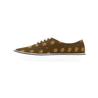 Hex Brown & Tan Men's Classic Canvas Low Top Shoe