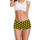 IM 3D BLK Women's  Boyshort Panties