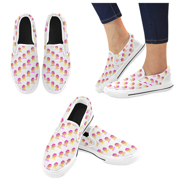 Hex Color Dot Com Men's Slip-on Canvas Shoes