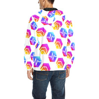 Hex Pulse Combo Men's All Over Print Quilted Windbreaker