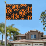 Bitcoins Orange Flag (59" x 35") - Crypto Wearz