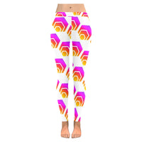 Hex All-Over Low Rise Leggings