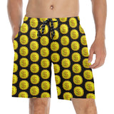 IM 3D BLK Men's Mid-Length Beach Shorts