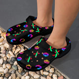 HPX Black Small Custom Print Adults Clogs