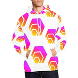 Hex Tapered Men's All Over Print Hoodie