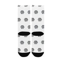 Hex Grey Women's Custom Socks