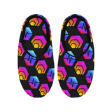 Hex Pulse Combo Black Men's Non-Slip Cotton Slippers