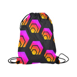 Hex Tapered Drawstring Bag (Large)