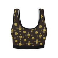 5555 Women's All Over Print Sports Bra