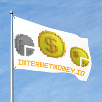 InternetMoney Custom Flag (60" x 36")(One Side)