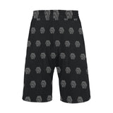 Hex Black & Grey Men's All Over Print Casual Shorts