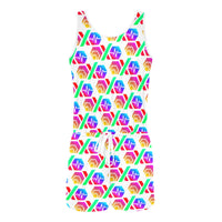 Hex PulseX Pulse All Over Print Vest Short Jumpsuit