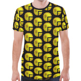 Time 3D 2 BLK Men's All Over Print Mesh T-shirt